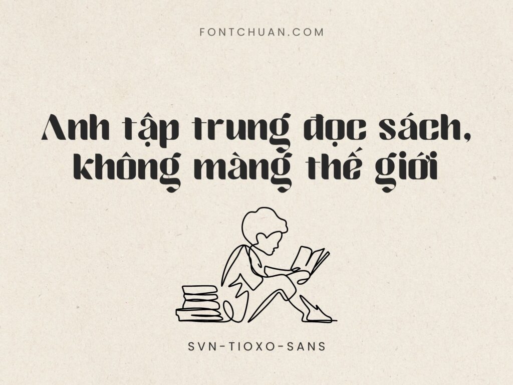 Font SVN Tioxo Sans Việt Hóa