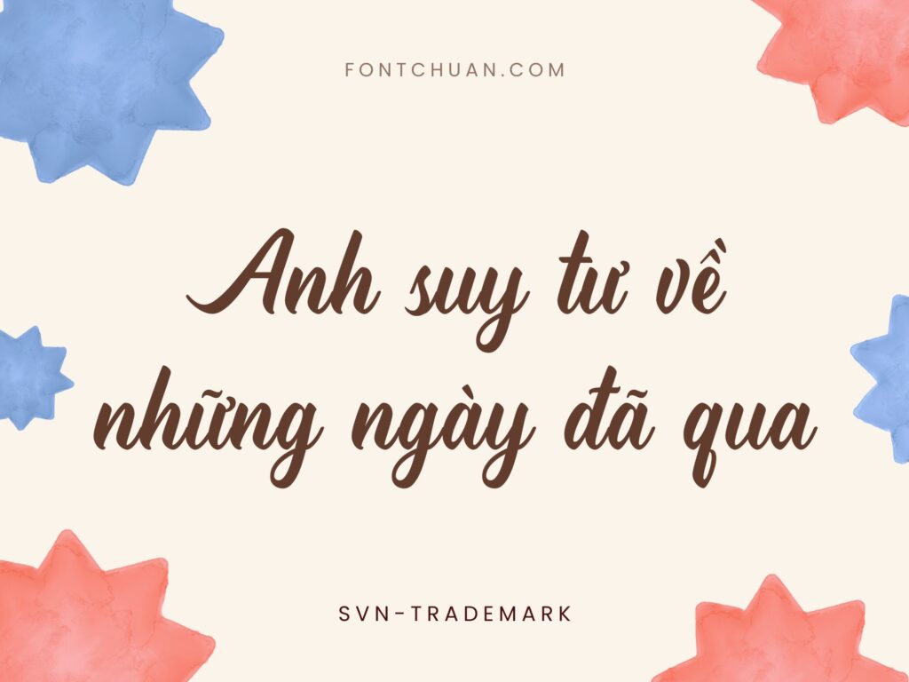 Font SVN Trademark Việt Hóa