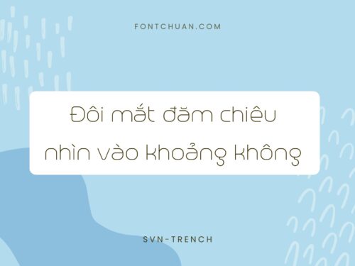Font SVN Trench Việt Hóa