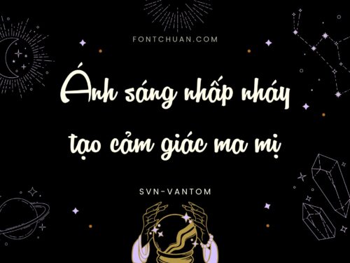 Font SVN Vantom Việt Hóa