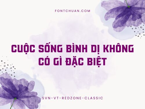 Font SVN Vt Redzone Classic Việt Hóa