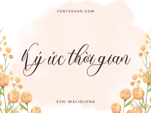 Font SVN Waliglona Việt Hóa
