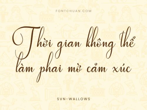 Font SVN Wallows Việt Hóa