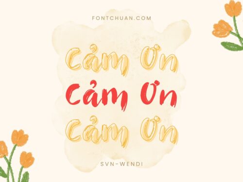 Font SVN Wendi Typeface Việt Hóa
