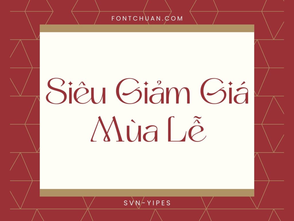 Font SVN Yipes Việt Hóa