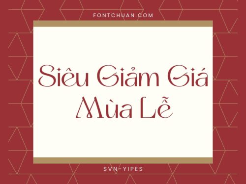 Font SVN Yipes Việt Hóa