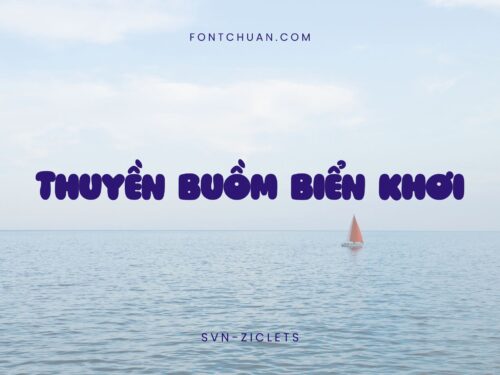 Font SVN Ziclets Việt Hóa
