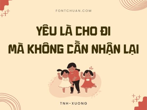Font Xuồng Font Tiếng Việt