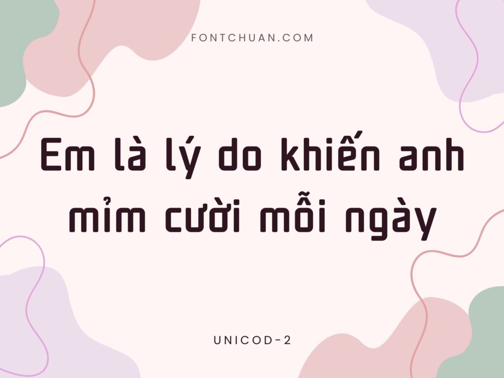 Font Unicod Việt Hóa