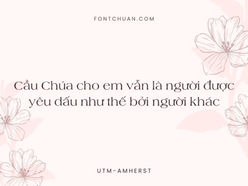 Font UTM Amherst Việt Hóa