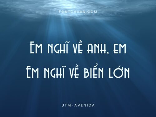 Font UTM Avenida Việt Hóa