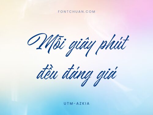 Font UTM Azkia Việt Hóa