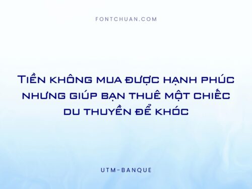 Font UTM Banque Việt Hóa