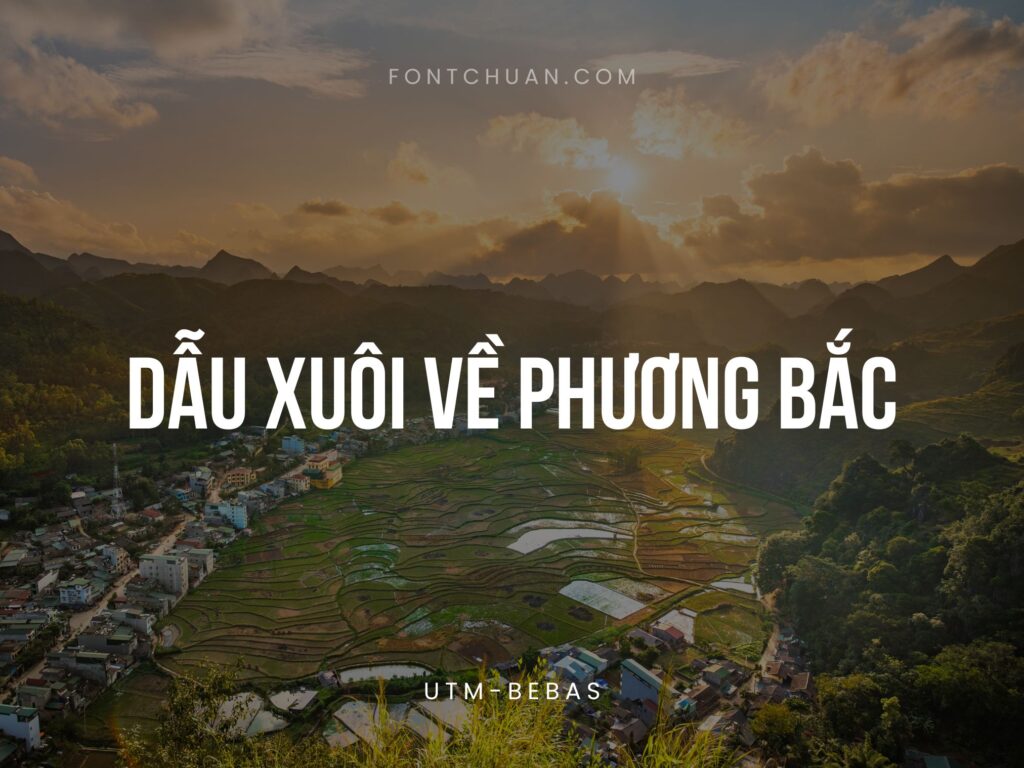 Font UTM Bebas Việt Hóa