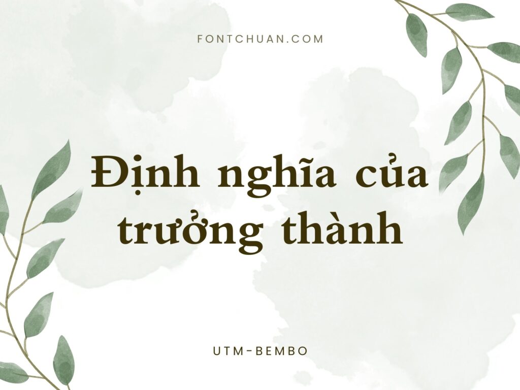 Font UTM Bembo Việt Hóa