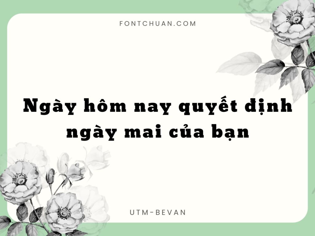 Font UTM Bevan Việt Hóa