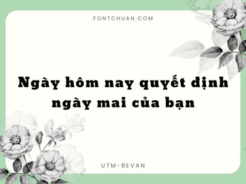 Font UTM Bevan Việt Hóa