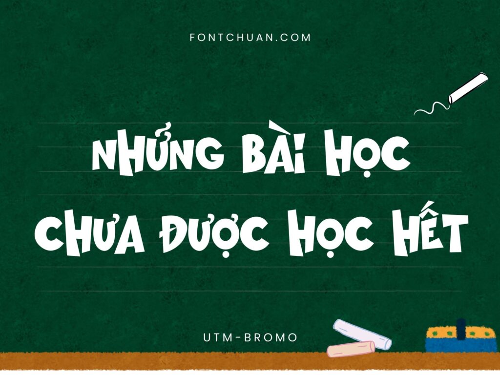 Font UTM Bromo Việt Hóa