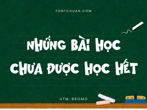 Font UTM Bromo Việt Hóa