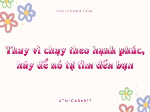 Font UTM Cabaret Việt Hóa