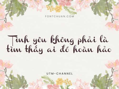 Font UTM Channel Việt Hóa