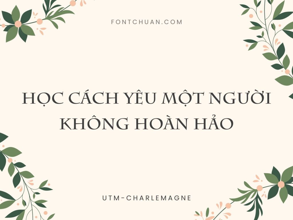 Font UTM Charlemagne Việt Hóa
