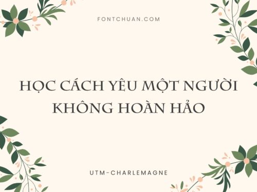 Font UTM Charlemagne Việt Hóa