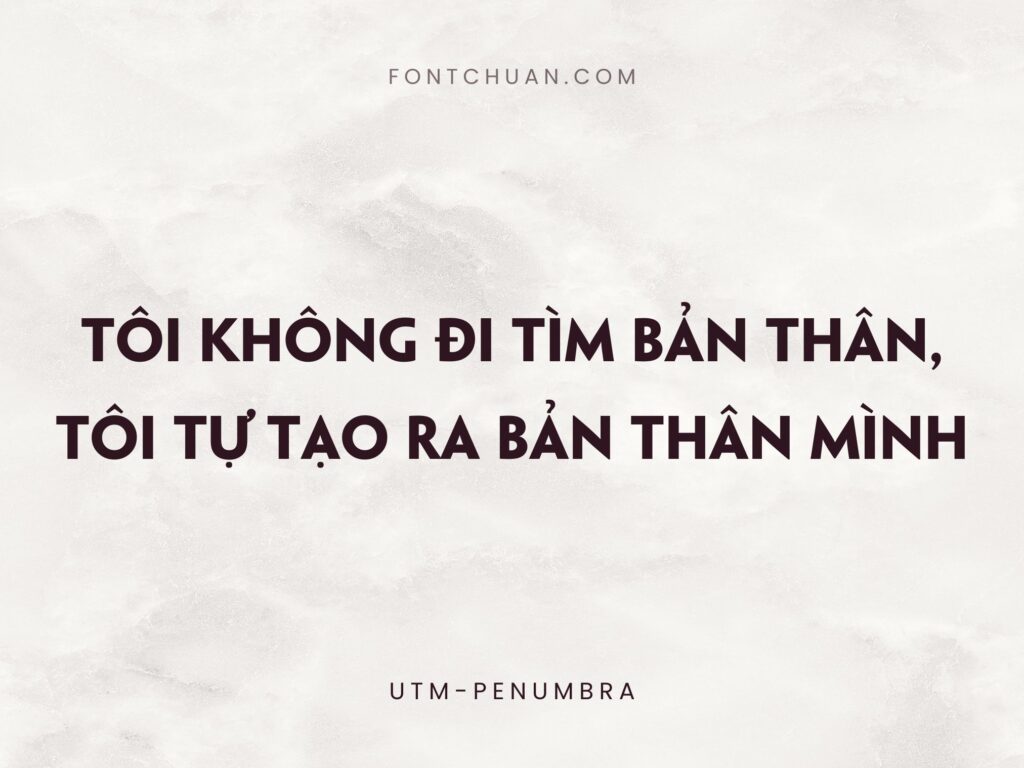 Font UTM Penumbra Trọn Bộ Việt Hóa