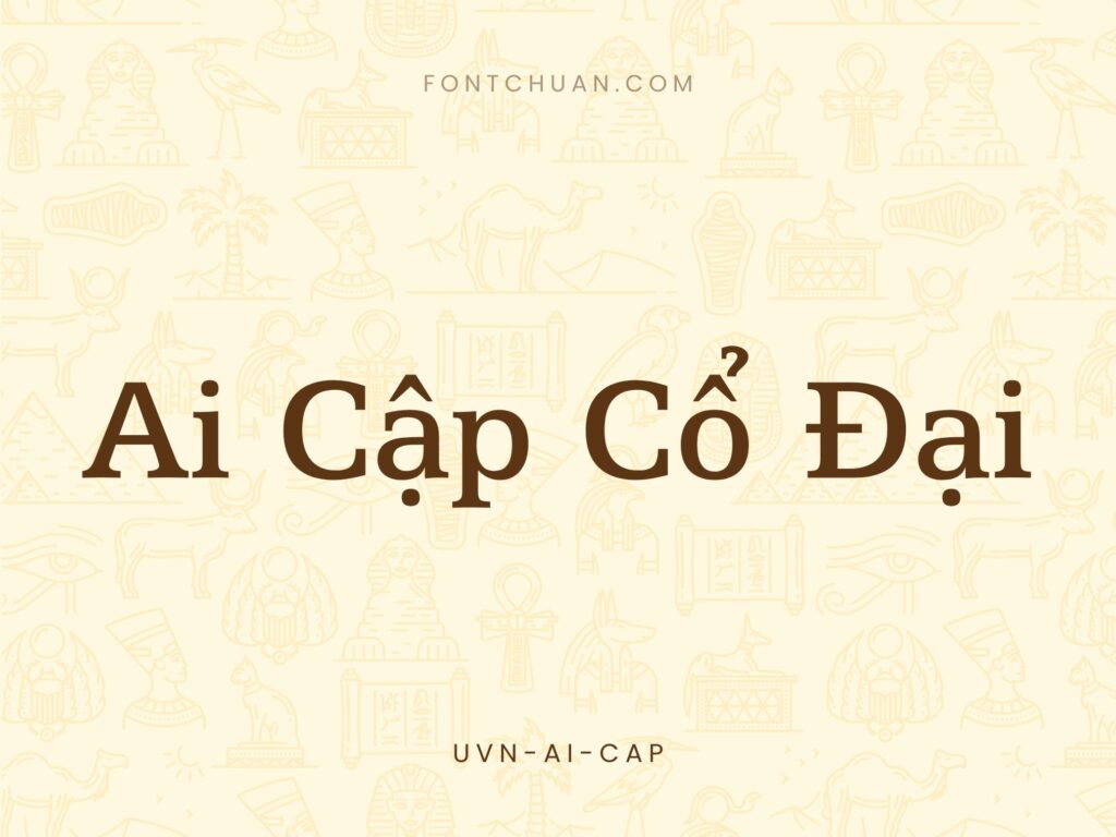 Font UVN Ai Cap Việt Hóa