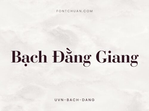 Font UVN Bach Dang Việt Hóa