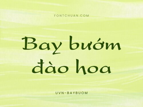 Font UVN Bay Buom Việt Hóa