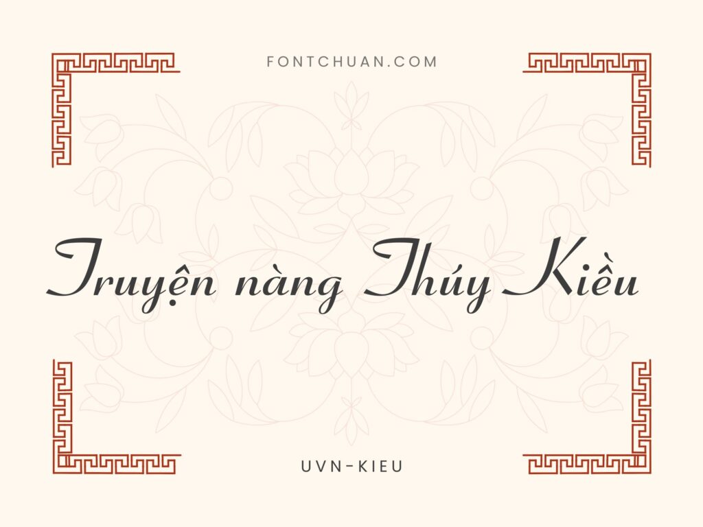 Font UVN Kieu Việt Hóa