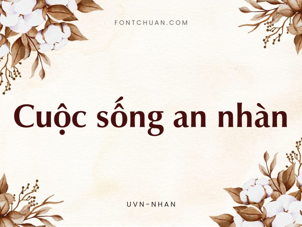 Font UVN Nhan Việt Hóa