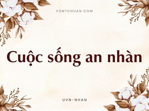 Font UVN Nhan Việt Hóa
