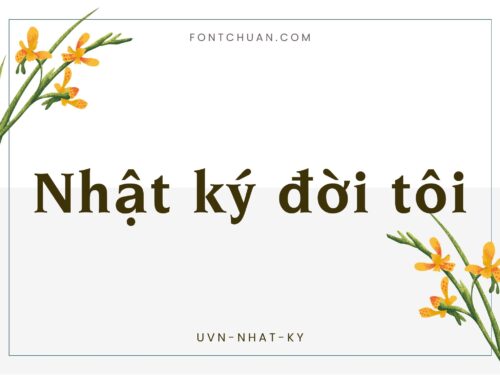 Font UVN Nhat Ky Việt Hóa