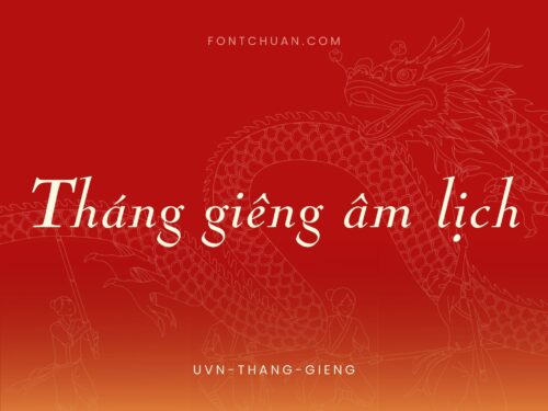 Font UVN Thang Gieng Việt Hóa