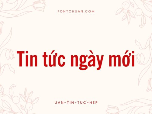 Font UVN Tin Tuc Hep Việt Hóa