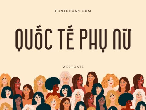 Font  Westgate Trọn Bộ Font Tiếng Việt