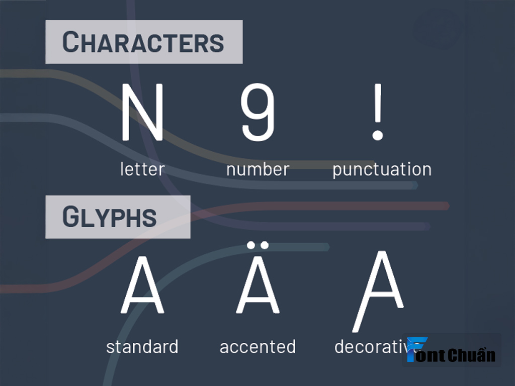 Glyph vs. Ký tự (Character): Sự Khác biệt Cốt lõi