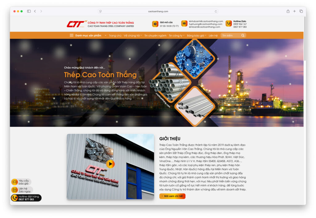 Website CaoToanThang.com sử dụng Font Cao Toan Thang Avo.otf