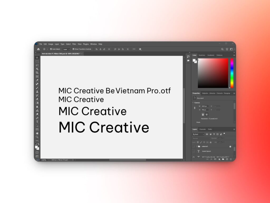 Động lực xây dựng bộ font thương hiệu của MIC Creative