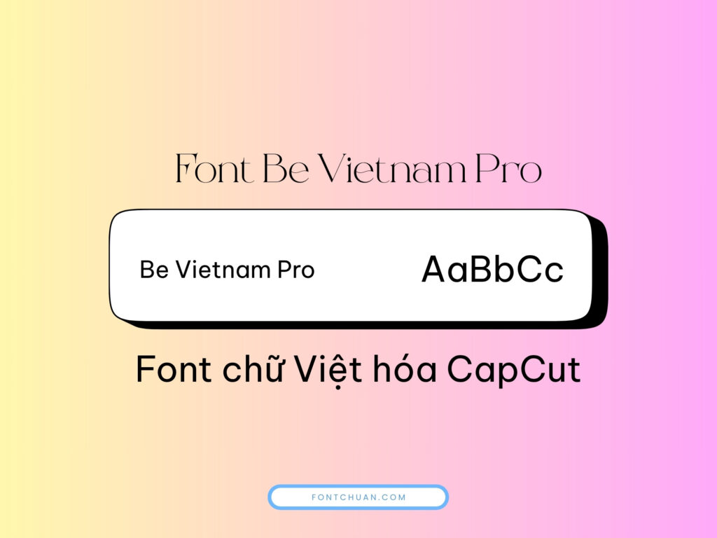 Phong cách Hiện đại & Tối giản (Sans-serif)