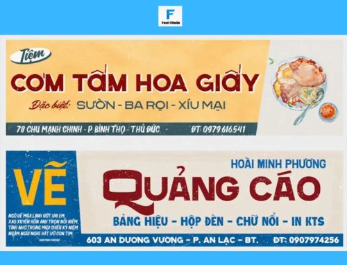 font chữ thời kì bao cấp