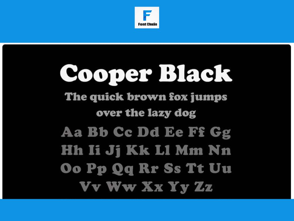 Font Cooper Black