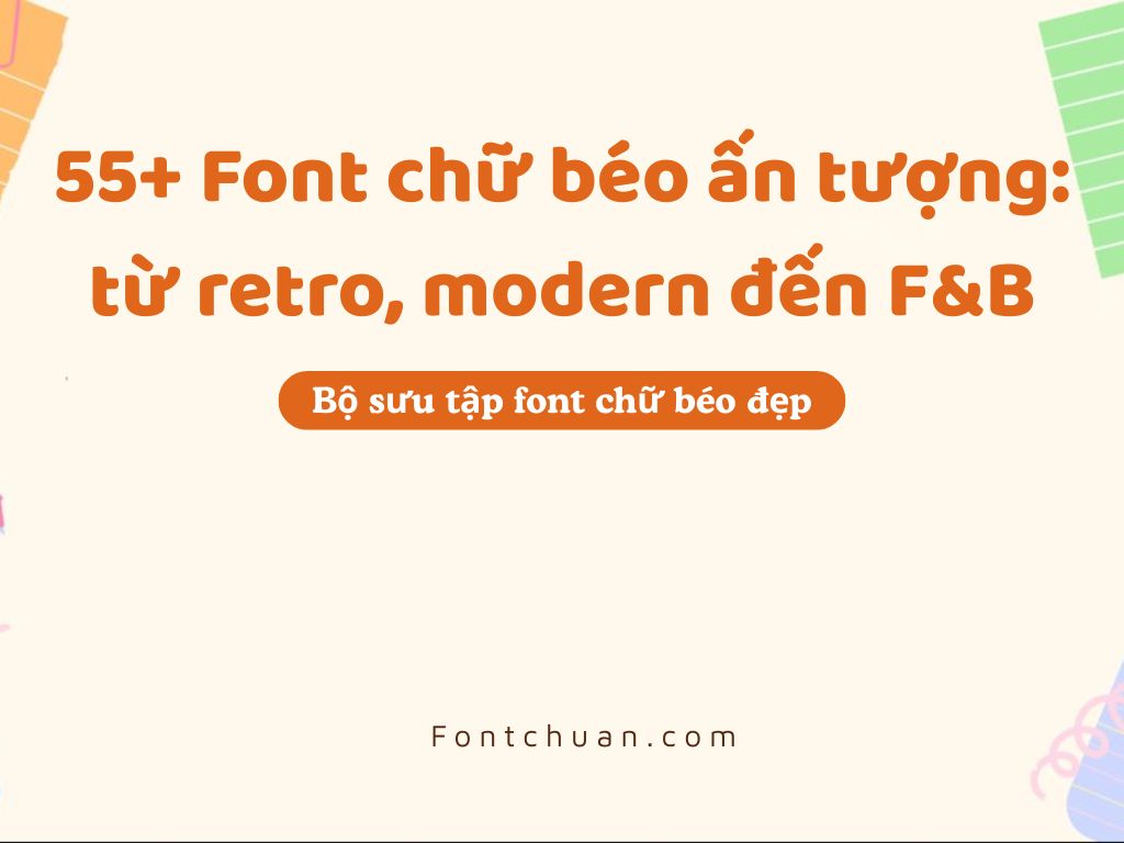 font chữ mập