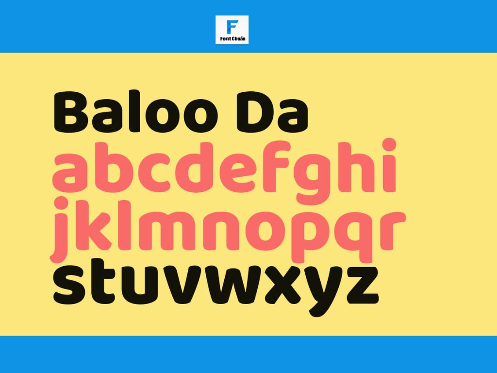 font chữ baloo