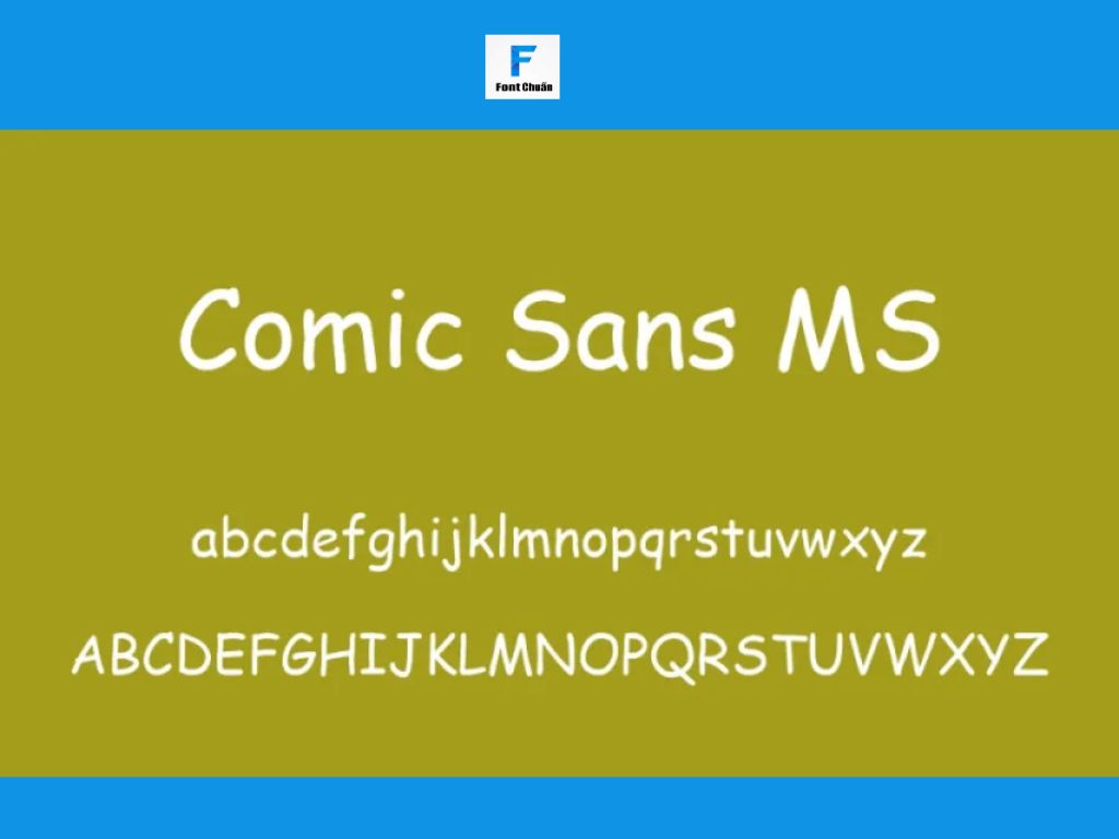 Font chữ Comic Sans