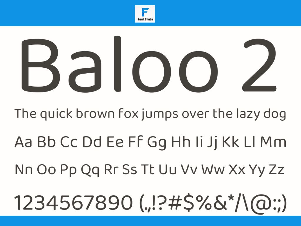 Font chữ Baloo 2
