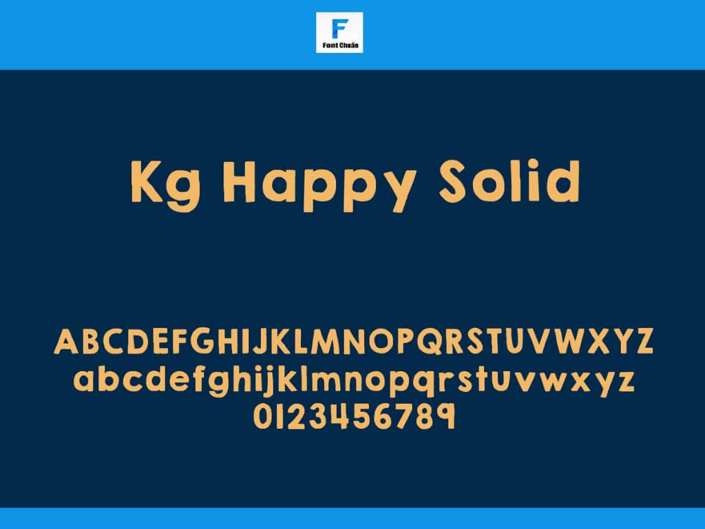 Font chữ Kg Happy Solid