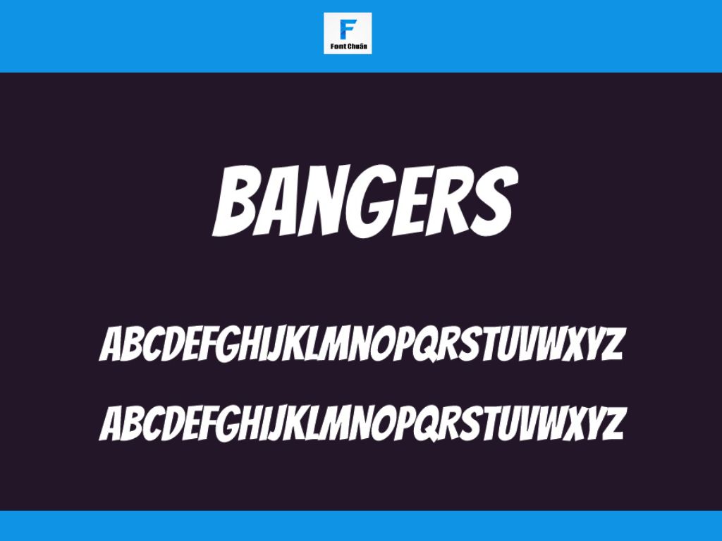 Font chữ Bangers